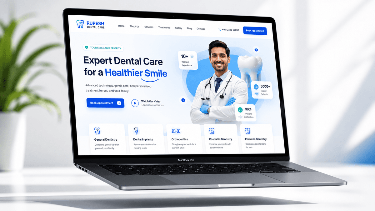 Rupesh Dental Care project preview
