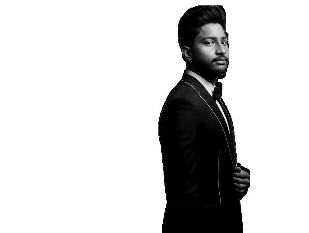 Rupesh Vishwakarma black and white portfolio portrait