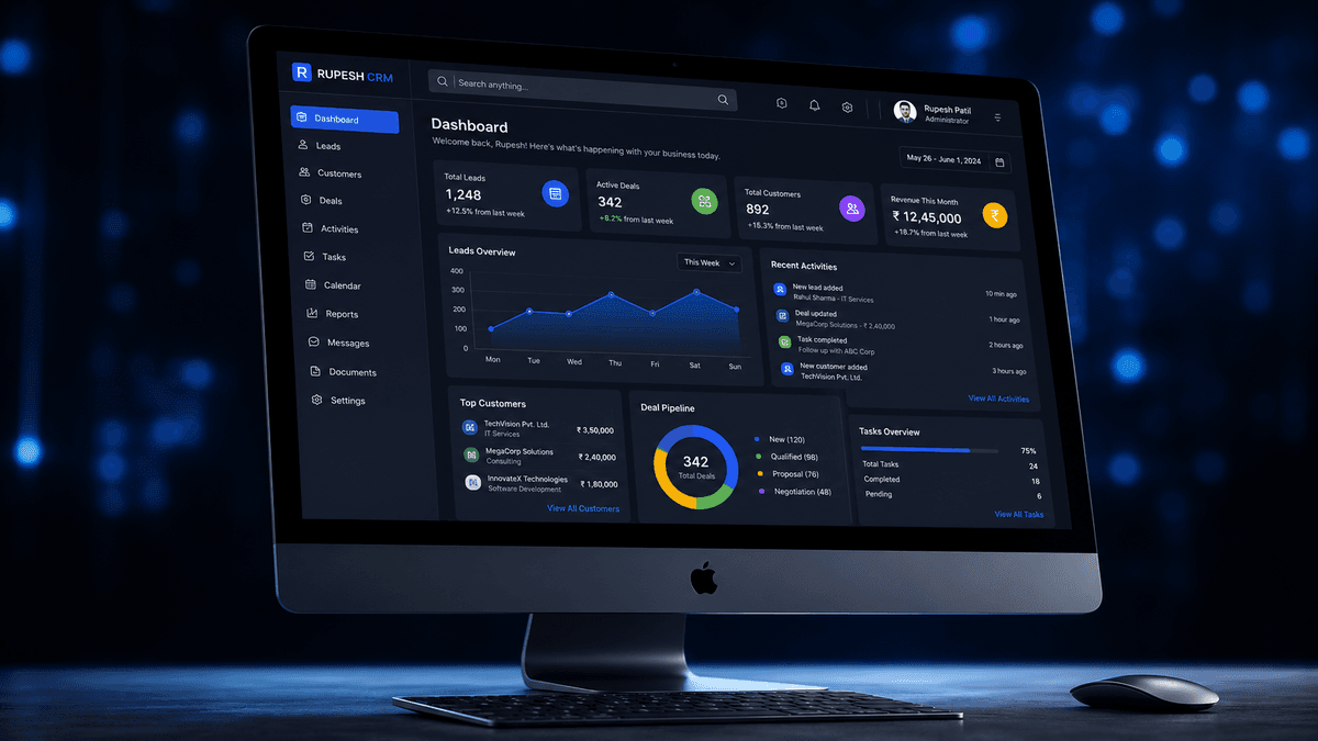 Rupesh CRM project preview