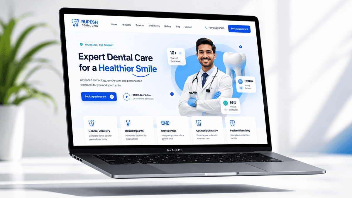 Rupesh Dental Care project preview